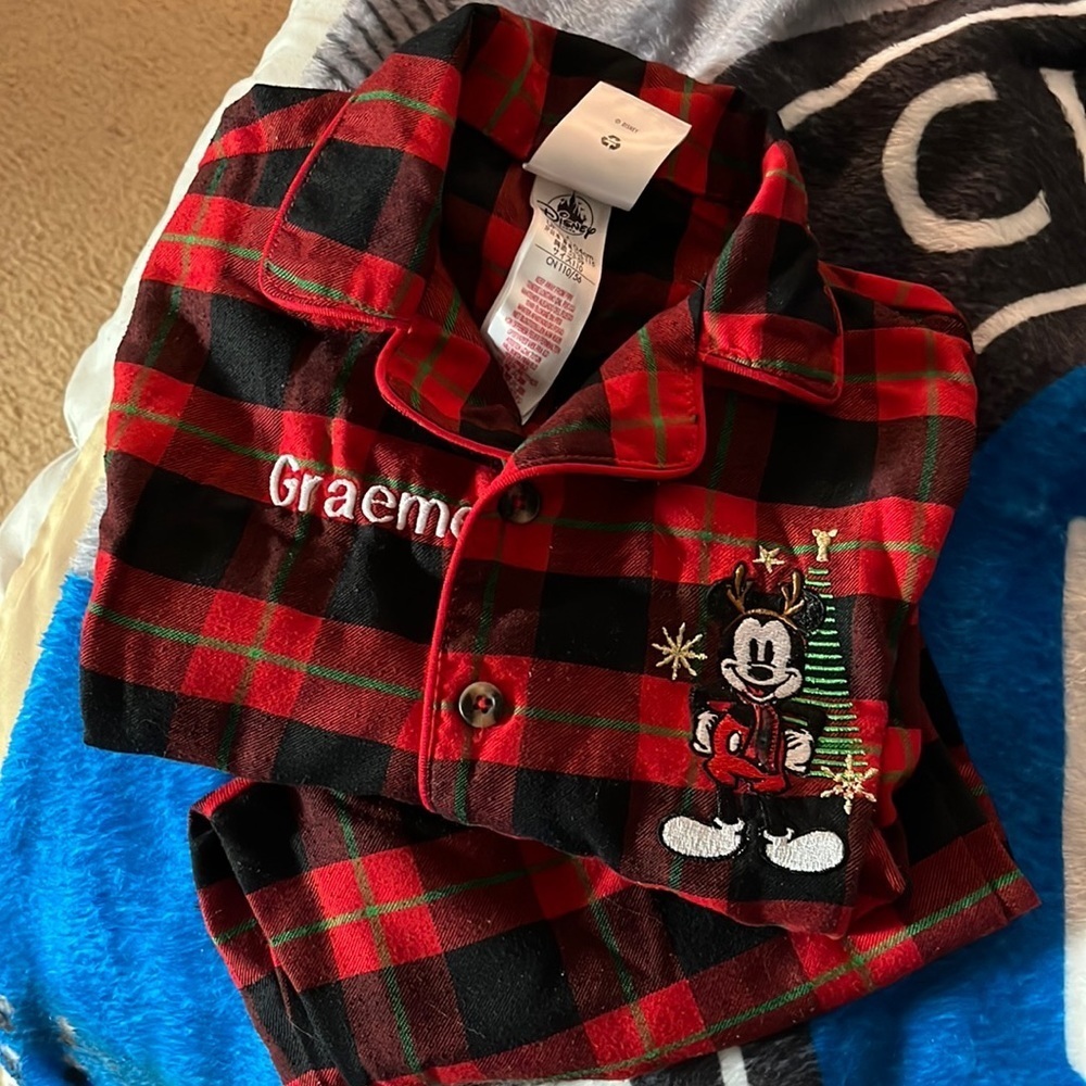 Disney store Christmas pajamas